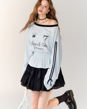 Jersey Element Top / Frill Skirt