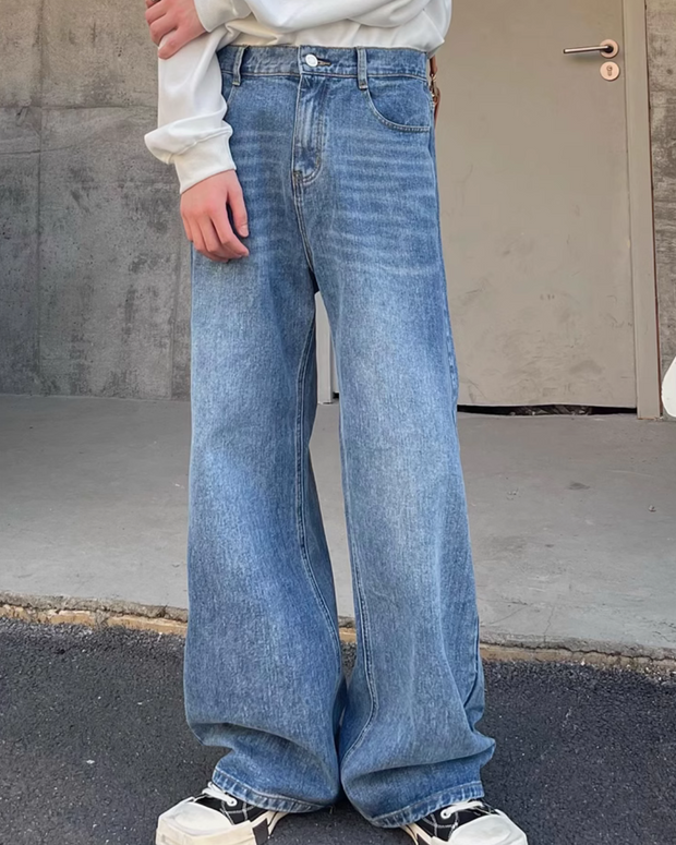 Vintage Loose Denim Pants