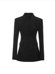 Black & Gray Blazer Dress - My Store