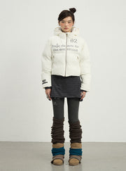 Black & White Cotton Padded Jacket (2color)