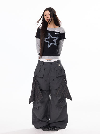 Deconstructable Multi-Work Wide Pants
