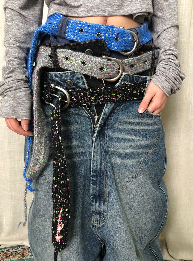 Patterned Knit Belt (3color)