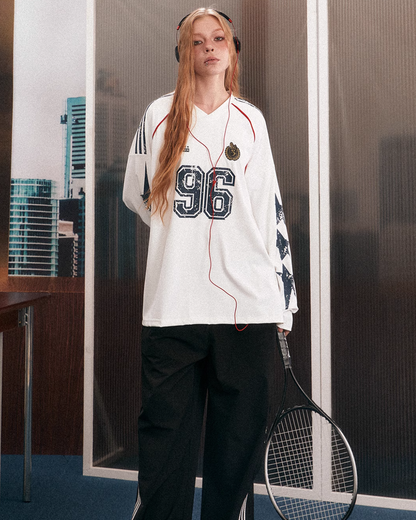 長袖サッカーTシャツ