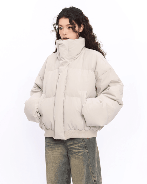 Stand Collar Down Jacket - My Store