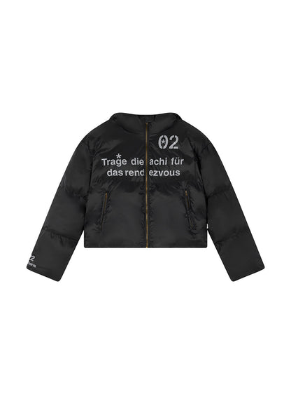 Black & White Cotton Padded Jacket (2color)