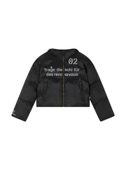Black & White Cotton Padded Jacket (2color)