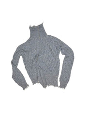 Slanted Button Placket Knit Cardigan - My Store