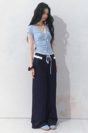 Navy Blue Trouser Pants