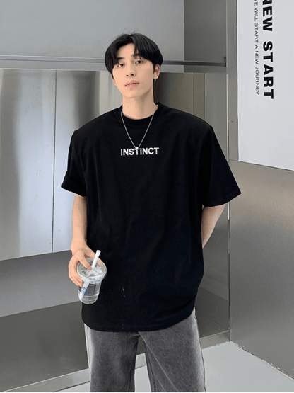 リラックスフィット ハーフスリーブTシャツ
