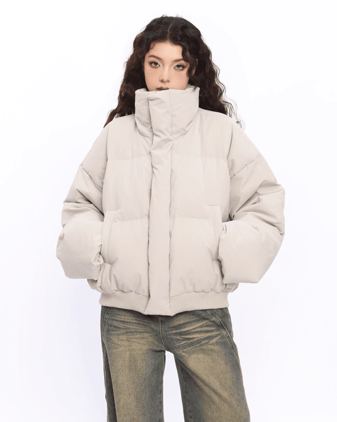 Stand Collar Down Jacket - My Store