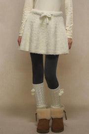 Winter Bow Sweater & Skirt Set - My Store