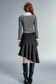 Layered Collar Sweater - My Store