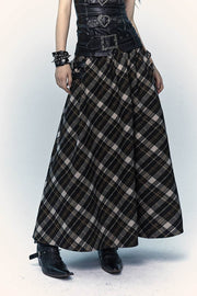 Plaid Maxi Skirt - My Store