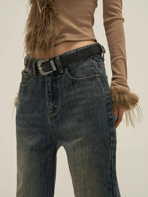 Flared Denim Jeans