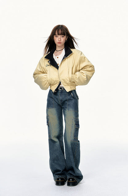 Currige Pocket Denim Cargo Pants