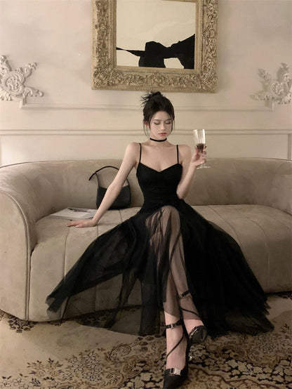 Sheer Skirt Ballerina Dress