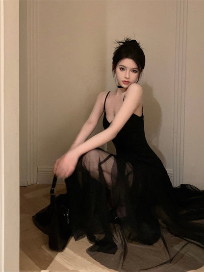 Sheer Skirt Ballerina Dress