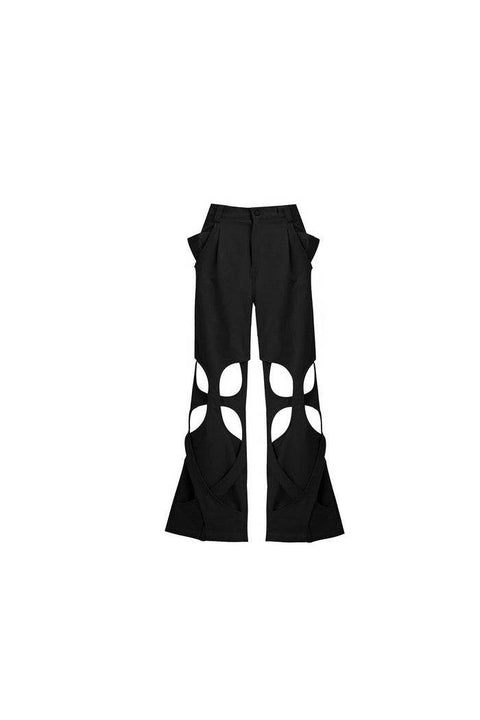 Deconstructed Twisted Loose Trousers - My Store