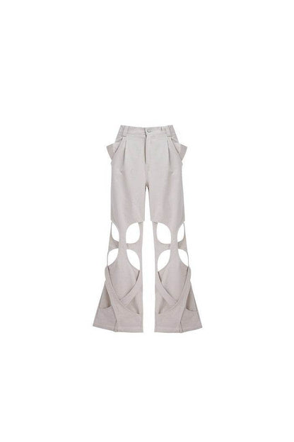 Deconstructed Twisted Loose Trousers - My Store