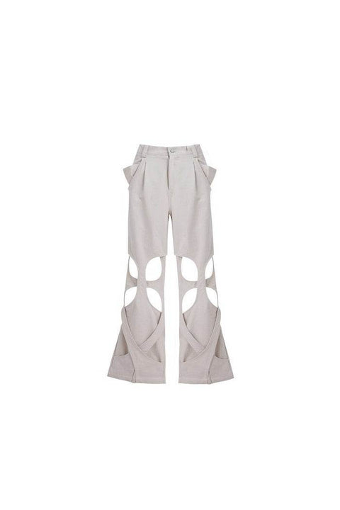 Deconstructed Twisted Loose Trousers - My Store