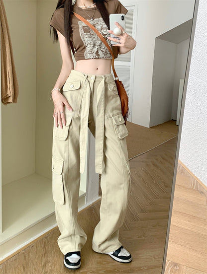 Belted Cargo Pants