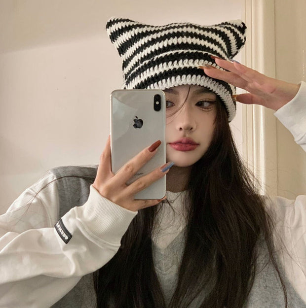Pointed Beanie Hat