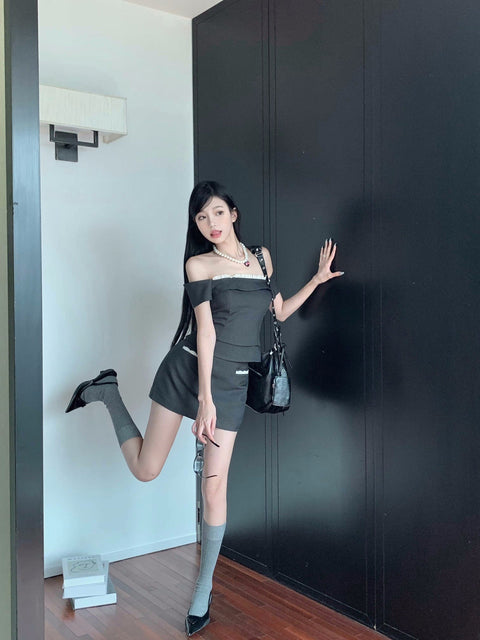 Lina Top & Skirt Set