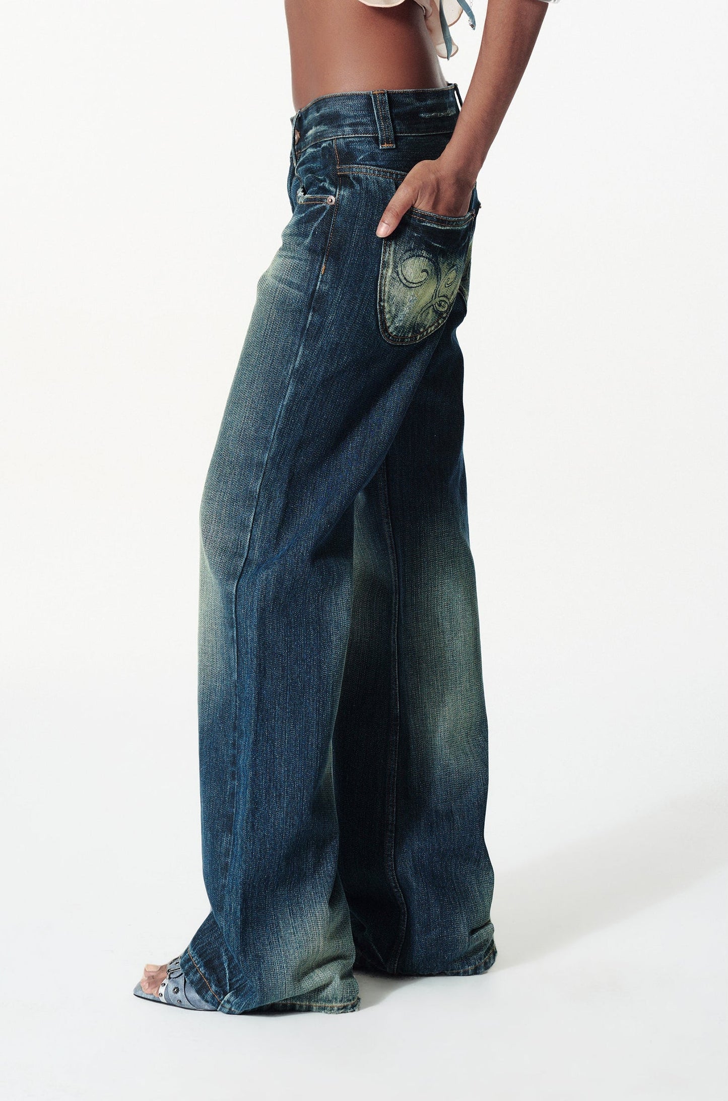 Backtrack Embroidery Denim