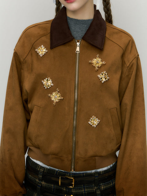 Zipper Heavy Duty Studded Jacket