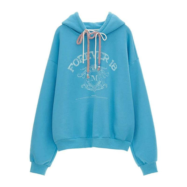 Bow Hat Rope Hooded Sweatshirt - My Store