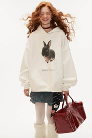 Cute Bunny Hooded Sweatshirt - My Store