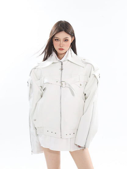 White Belt Jacket