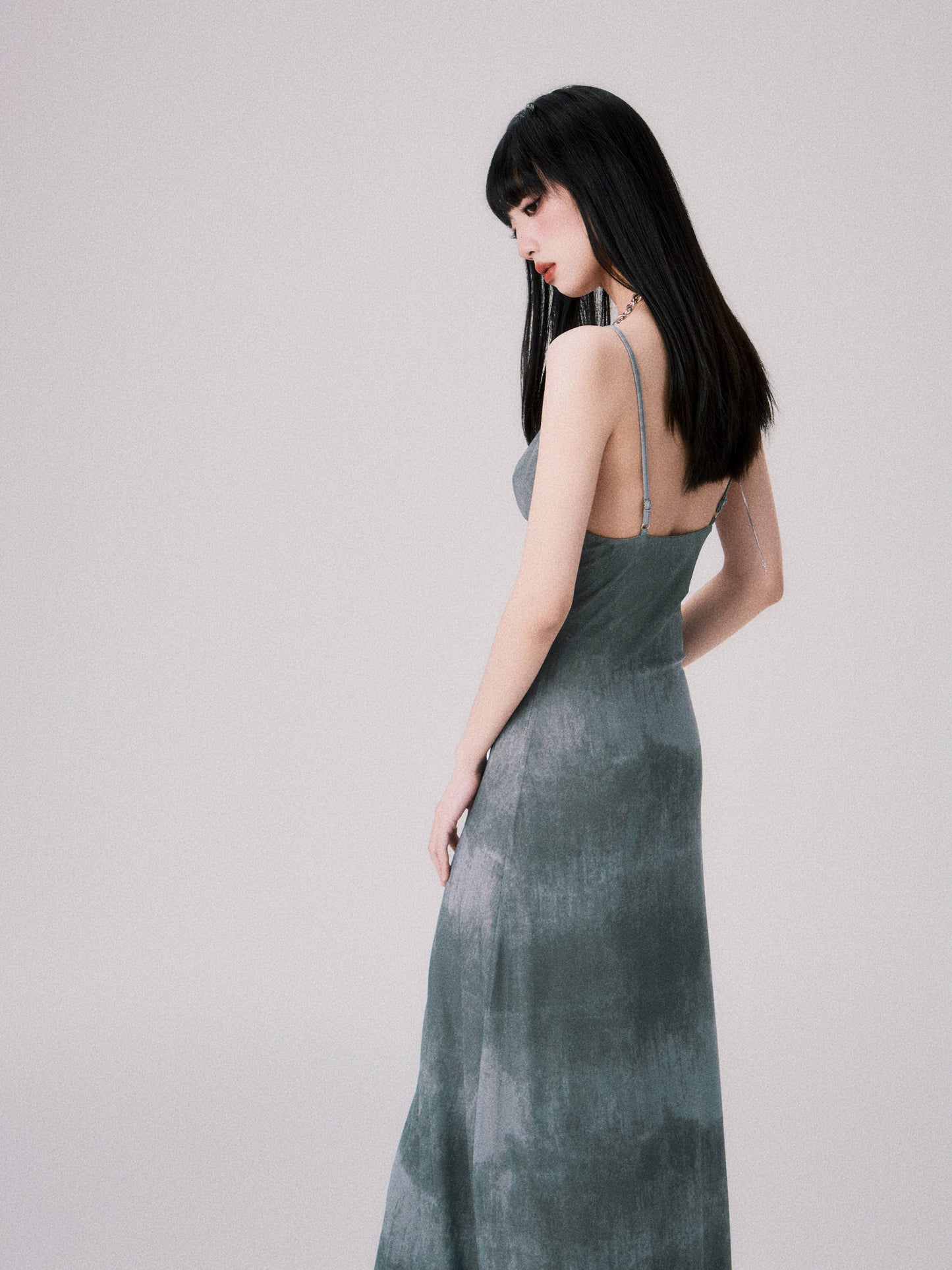 メッシュエラスティックドレス