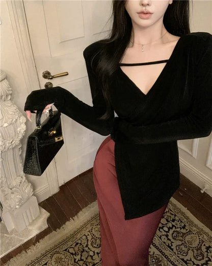 Vivienne Top & Red Skirt Set