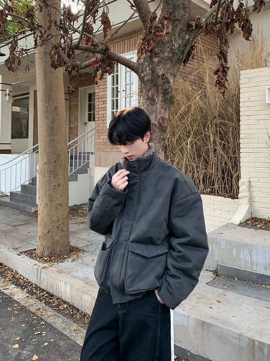 Stand Neck Volume Jacket