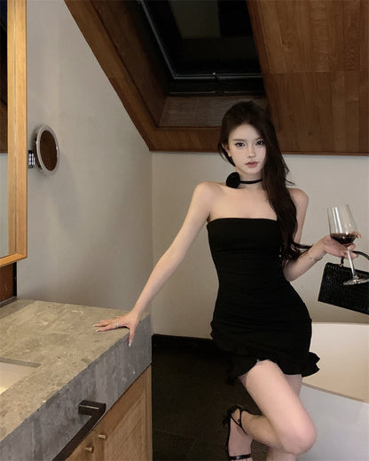 Flower Choker Dress