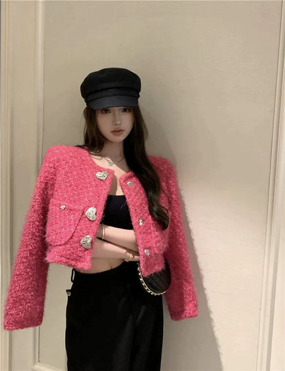 Silver Heart Tweed Jacket