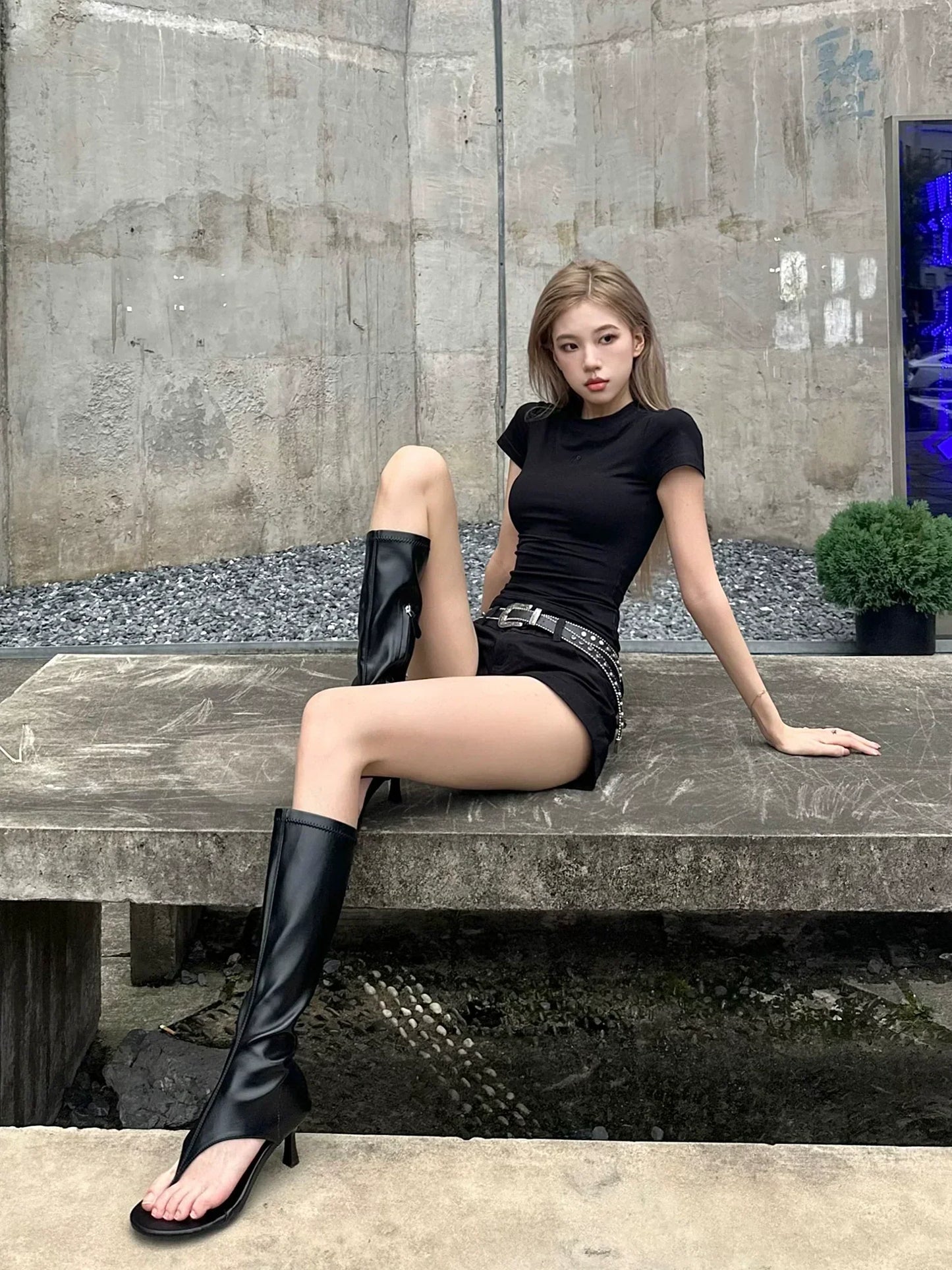 Matching Top & Shorts Belt Set