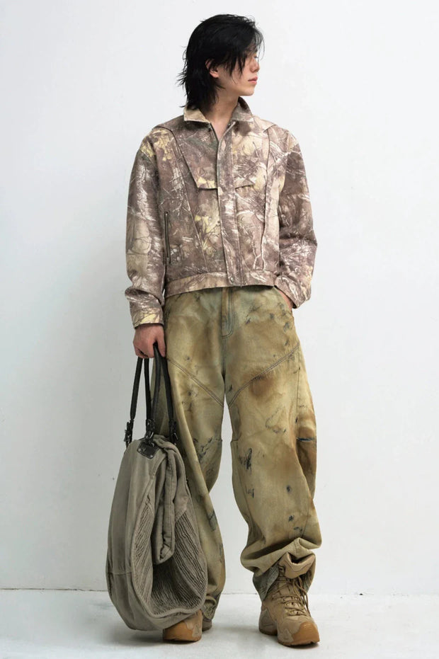 Camouflage Vintage Cargo Jacket