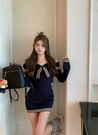 Bow Knit Dress