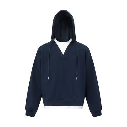 Pullover V-neck Hoodie