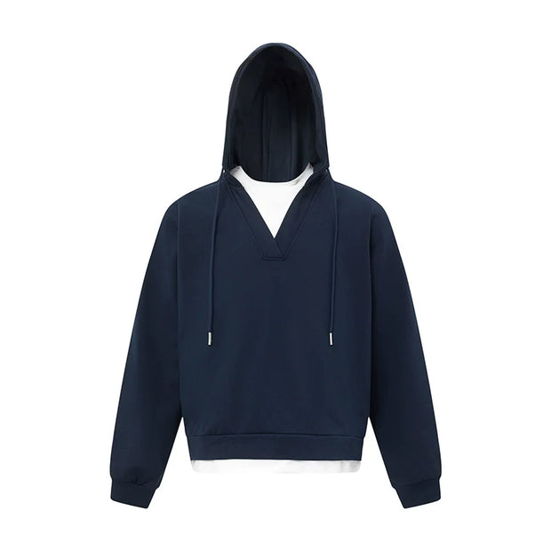 Pullover V-neck Hoodie