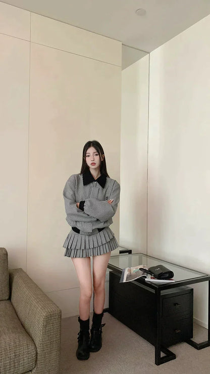 Elysia Top & Skirt Set