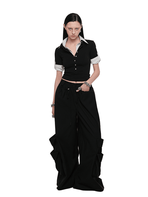 1Jinn Studio Oversized Utility Suit Pants - My Store