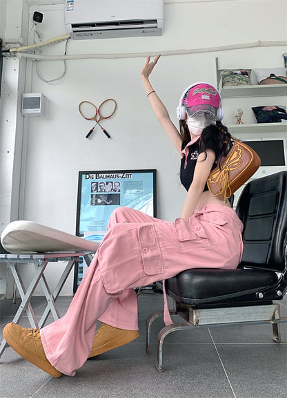Belted Cargo Pants