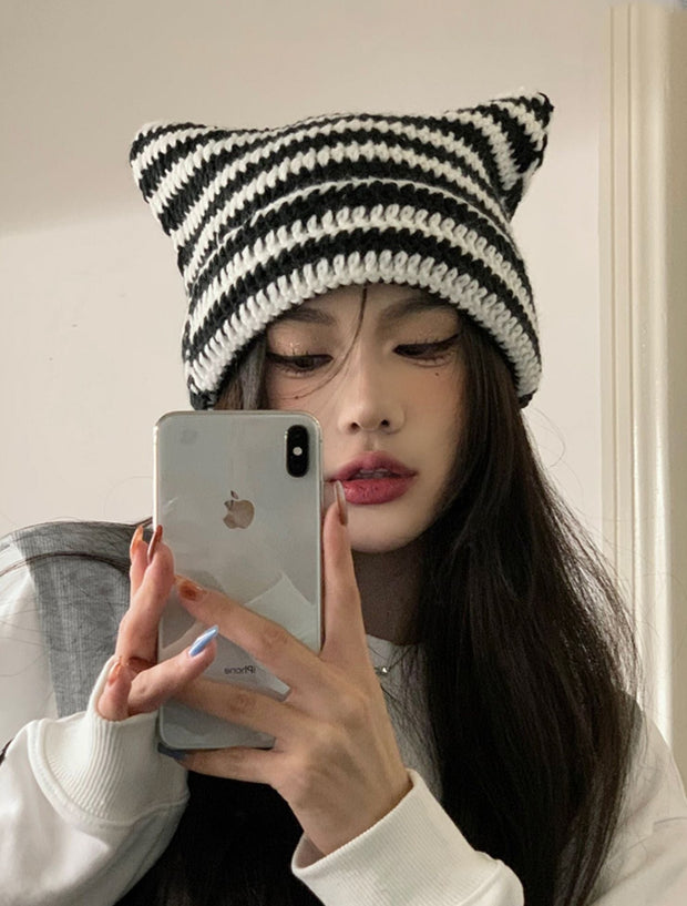 Pointed Beanie Hat