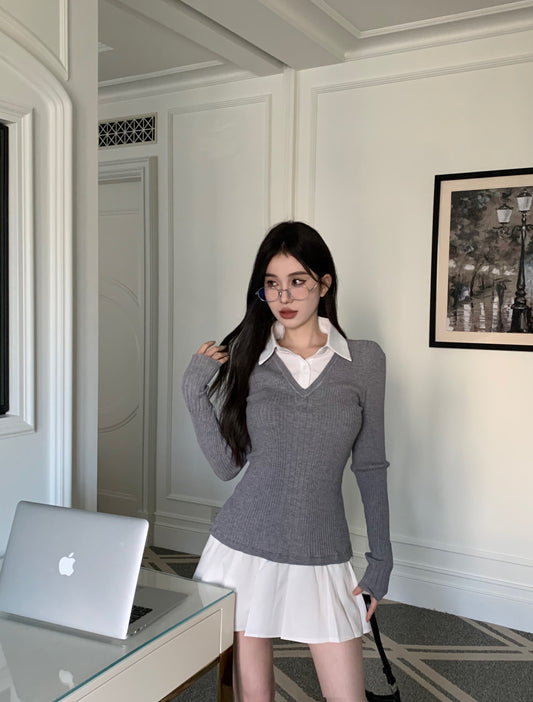 Knit Layered Top