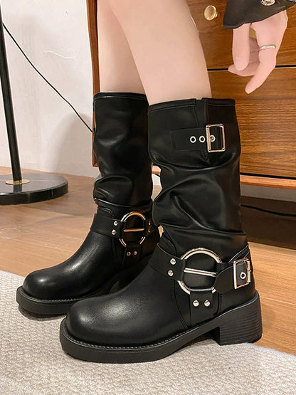 ブリー ハーフブーツ
