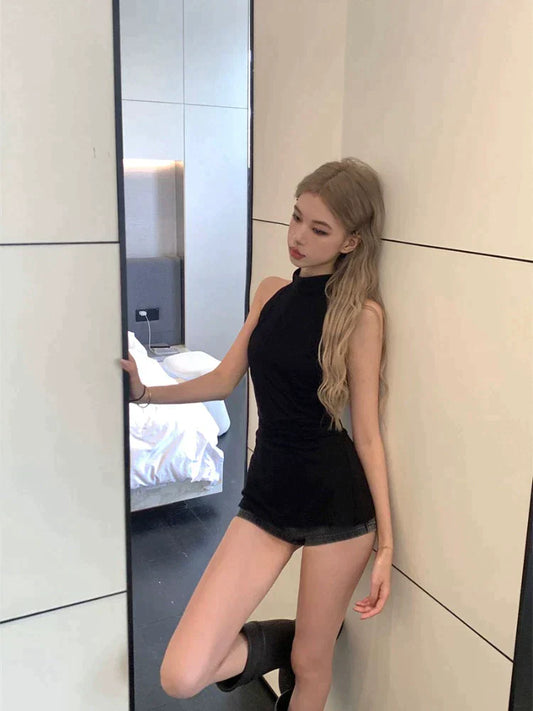 Cut Out Top & Shorts Set