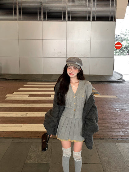 Winter Cardigan & Skirt